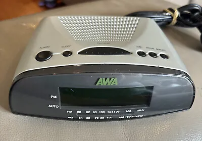 AWA AM/FM Alarm Clock Radio W9910G • $29.99