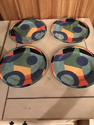 VICTORIA & BEALE Casual China ACCENTS - Set Of 4 SALAD PLATES • $19.99