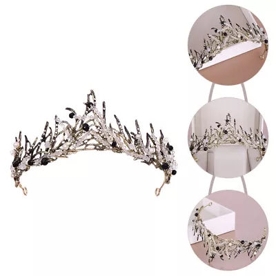 Bride Rhinestone Hair Tiara Vintage Headband Wedding Bridal Accessories • $11.78
