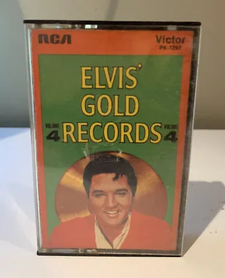 1968 RCA ELVIS GOLD RECORDS Volume 4 Cassette Tape • $10
