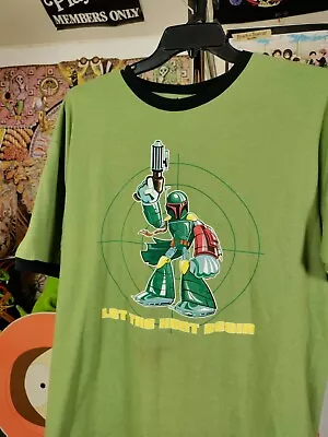 Vintage Star Wars Boba Fett Ringer Shirt 2xl (23.5x29) A2 • $30