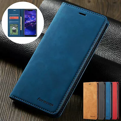 For Huawei P30 P30 Pro Case Retro Magnetic Leather Flip Card Wallet Stand Cover • $16.88