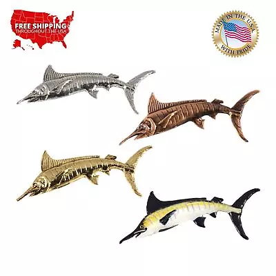 Pewter Marlin Fish Lapel Pin Mini Pin Tie Tacks Or Refrigerator Magnets S001 • $12.99