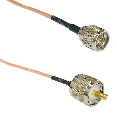 RG316 MINI UHF MALE To PL259 UHF Male RF Cable Rapid-SHIP LOT • $8.49