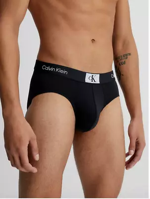 New Calvin Klein Brief CK96 Black Large • £12.29