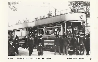 £1.89 • Buy J England Sussex Old Postcard English Brighton Racecourse Tram