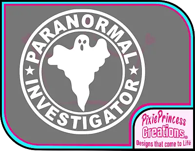 Ghost Paranormal Fun A Vinyl Sticker Car Wall Art Decor Room Poster Window Decal • £4