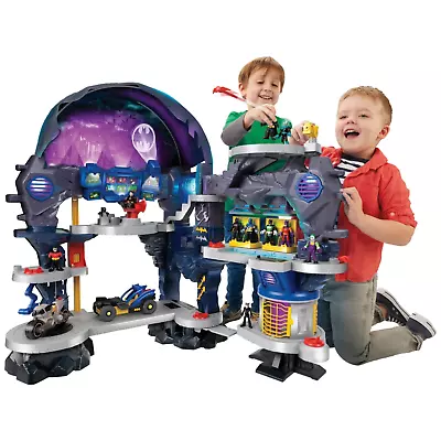 Imaginext DC Super Friends Batcave Playset Action Figure W/ Accessories Mattel • $348.16