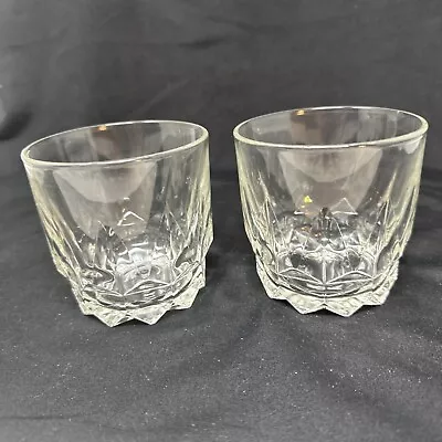 Set Of 2 Vintage Arcoroc Scotch Cocktail Glasses Liquor Barware France  MINT • $9.95