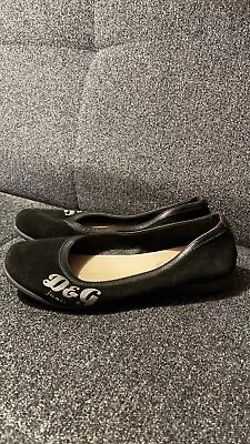 D&G Junior Suede Girls Flats Size 33 US 2 (21.4см) • $80