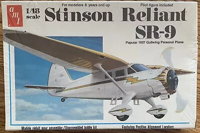 $25.50 • Buy Stinson Reliant Sr-9 Amt 1/48 Scale Ages 8+ Made In Usa ~