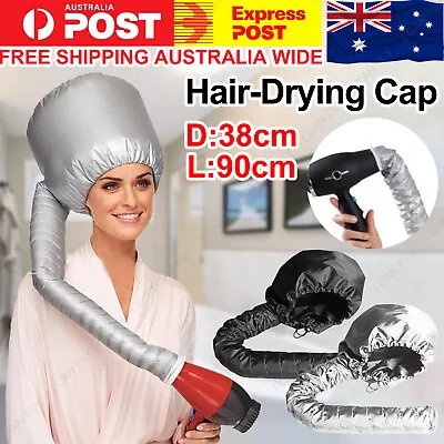 Bonnet Hair Drying Cap Hat Hood Soft Women Blow Dryer Hairdressing Tool Home DF • $7.52