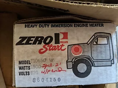 Zero Start 8604150 Engine Block Heater Fits Detroit Diesel 6V-71 8V-71 • $75