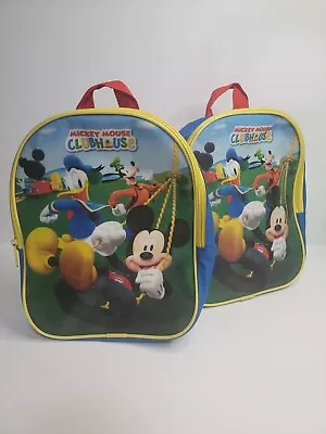 2 Disney Mickey Mouse Clubhouse Toddler Pre-school Backpacks • $19.99