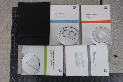 Vw Volkswagen EOS Owner's Manual 2012 Book Set 12 Free Shipping OM648 • $47.87