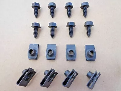 (12pcs) BODY PANEL BOLTS & U-NUTS! FOR OLD SCHOOL CLASSIC/VINTAGE VEHICLES • $8.95