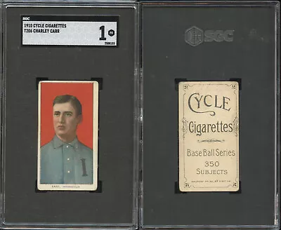 T206 Charley Carr ~~ SGC 1 *nice Front* ~~ Cycle 350  *tough Combo* • $229