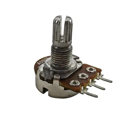 Guitar Pedal Potentiometer Pot B100k B50K B10K A250K A500K 6mm Split Shaft Log • £2.80