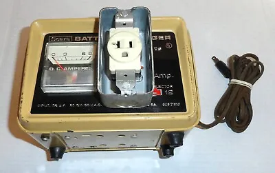 Vintage Sears Battery Charger 6 & 12 Volt Model: 608.71516 PLEASE READ • $21.24