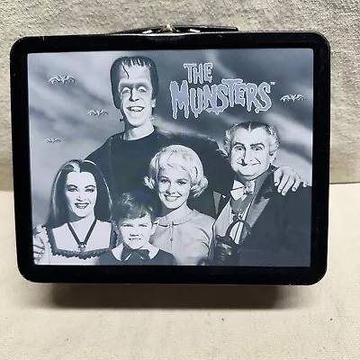 The Munsters Mini Metal Lunch Box Universal Studios 7 3/4  X 6  Vintage 1999 • $32.95