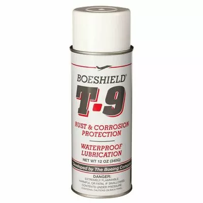 Boeshield T9 Aerosol Chain Lube And Rust Inhibitor: 12oz • $24.87