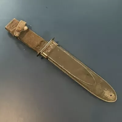 Vintage WW2 USN USMC MK 2 NORD Scabbard For KABAR CAMILLUS Knife SHEATH ONLY • $25