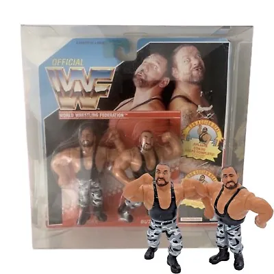 £169.95 • Buy WWF Hasbro Moc Bushwackers Rare Hard To Find 1991 Action Figure Tag Team Carded