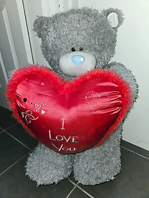 29  Large Size Tatty Teddy Me To You Plush Grey I Love You Giant Teddy Bear • £35
