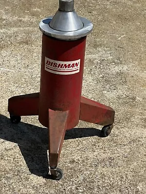 Vintage BISHMAN (UNUSUAL) Floor Tire Wheel Bubble Balancer Garage Gas Station • $390