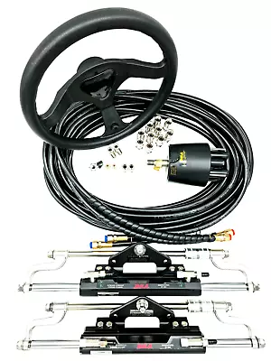 $1159.11 • Buy 150HP-300HP Twin Engine Hydraulic Outboard Steering System Suits Yamaha Engines