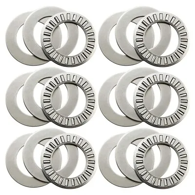 6Sets Thrust Needle Roller Bearings Two Washers 3/4 Heat Resistance Steel/Roller • $9.20