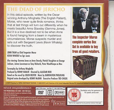 Inspector Morse - The Dead Of Jericho - Daily Mirror DVD  ‎ John Thaw • £3.50