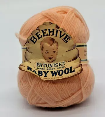 Beehive Patonised Baby Wool Yarn VINTAGE DISCONTINUED WOOL • $9.99