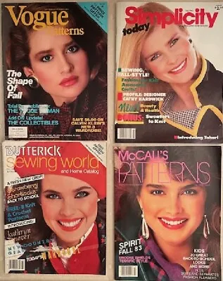 1983 FALL VOGUE/BUTTERICK/McCALLS/SIMPLICITY Home Fashion Sewing Catalogs • $20