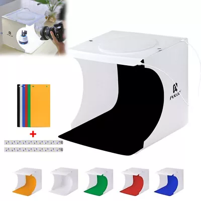 LED Light Room Photo Studio Photography Lighting Tent Kit Backdrop Cube Mini Box • $13.79