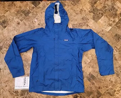 Patagonia Torrentshell H2No Blue Full Zip Rain Jacket Hooded Men’s Size Medium • $59.99