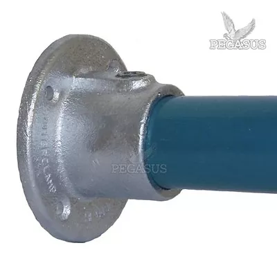 £7.44 • Buy Pipe Clamp System - 131 Wall Plate / Flange Galvanised Steel - Allen Key / Screw