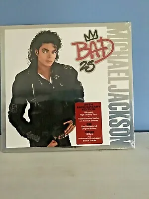 Michael Jackson Original BAD 25 Anniversary Double Vinyl Set LP Album • $158.39