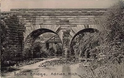 RR Adrian MI LS&MS Lakeshore And Michigan Southern Railroad Bridge Built In 1867 • $14.99