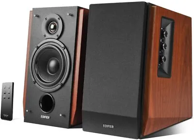 Edifier 2.0 Bookshelf Speakers R1700BT Bluetooth 4.0 DSP Wireless Streaming Wood • $239.95