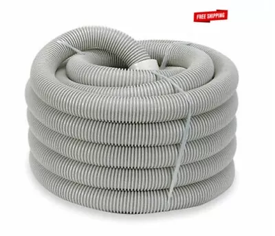 $84.97 • Buy 1-1/2  X 50 Ft Plastic Vacuum Hose White Flexible - 2  OD Vacuum Outlet