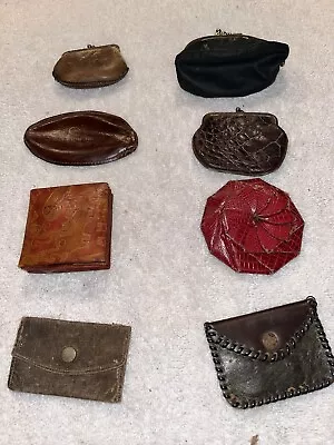 Vintage Leather Coin Purses • $14.95