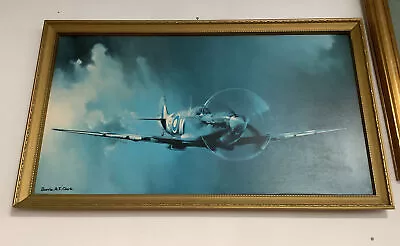 £150 • Buy Vickers Supermarine Spitfire Picture Print By Barrie A.F. Clark 38”x23”