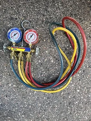 Yellow Jacket Testing Charging Manifold Gauge R-12/22/502 Tested Date Code 2011 • $40