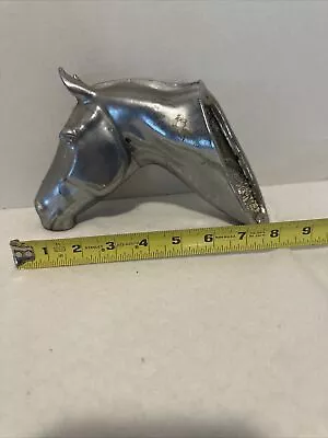 Metal Wall Mount Horse Head Decorative Statue Sculpture Figurine • £40.97