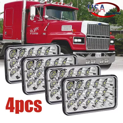 Rectangular 4X6  LED Headlights Hi/Lo Seale Beam For Ford LTL9000 CLT9000 CL9000 • $46.25