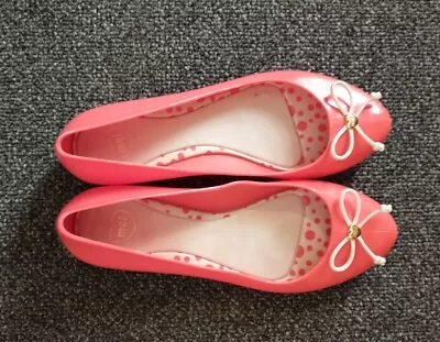 Mel By Melissa Women's Size 7 Coral Rubber Jelly Flats • $54.61