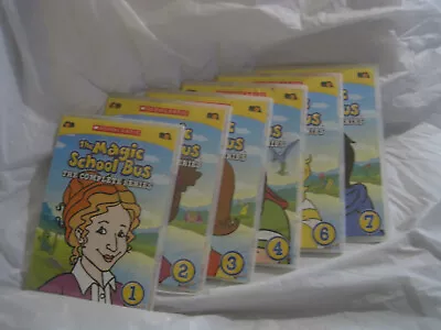 Lot  6~Complete Magic School Bus 1-8 (except 5 & 8)~42 Episodes~DVD S/N~LBDAQ • $24.99