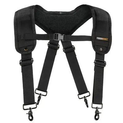 Padded Work Suspenders Toughbuilt Heavy Duty Adjustable Industrial Utility Tools • $27.32