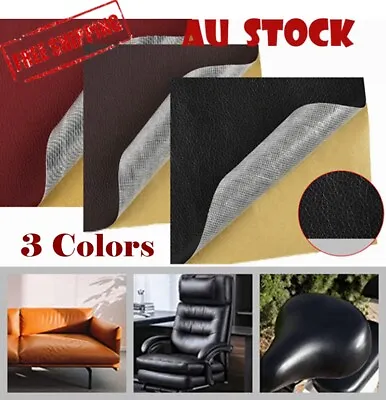 Self Adhesive Leather Repair Patch 3 Sizes Couch Sofa Car Seat Chair Renovation  • $7.99
